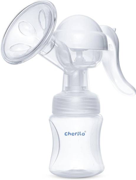 Cherilo Breast Pump,3-Level Suction Adjustment , 2 Free Breast Pads, Storage Bottle  - Manual