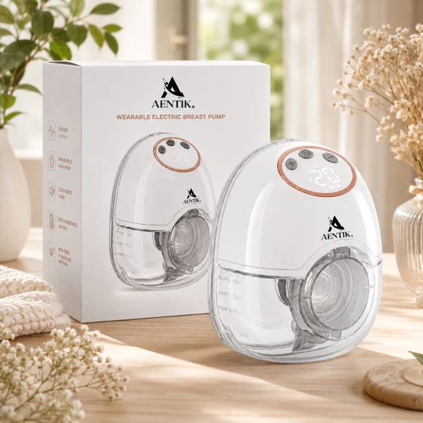 AENTIK Premium Wearable Breast Pump with Adjustable Suction Levels  - Electric