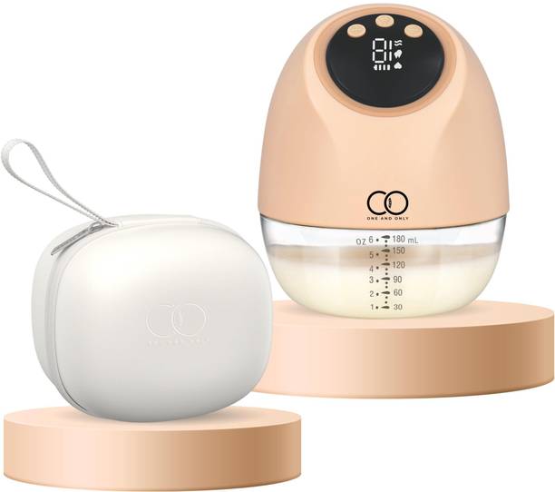 ONE AND ONLY Hands-Free Electric Breast Pump, 9 Modes, 4 Levels, Portable, Type-C Charging  - Electric