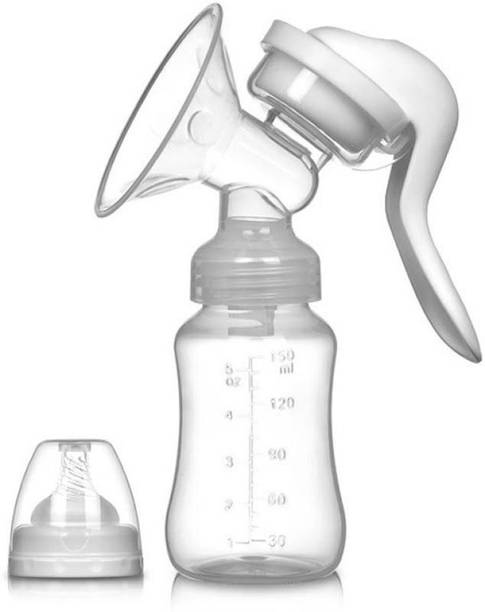 OSR MEDPLUS Manual Breast Pump - Soft & Gentle - Manual - BPA Free (White) (Pack of 1)  - Manual