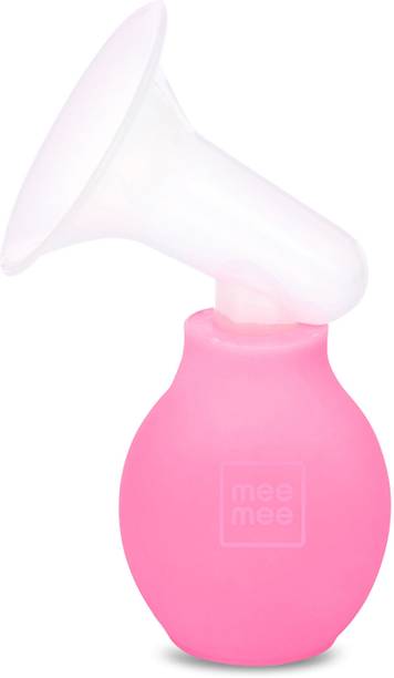 MeeMee Manual Breast Pump for Nursing with Soft Silicone Cushion, Compact and Ergonomic  - Manual