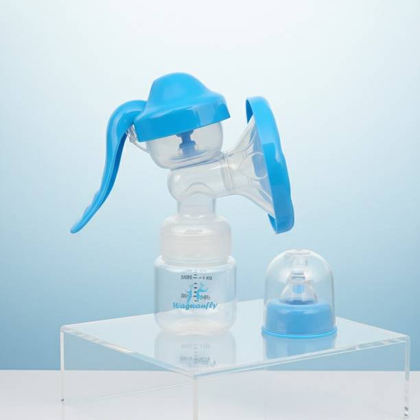 Wagwanfly Portable Manual Breast Pump - BPA-Free Feeding Pump & Nipple  - Manual