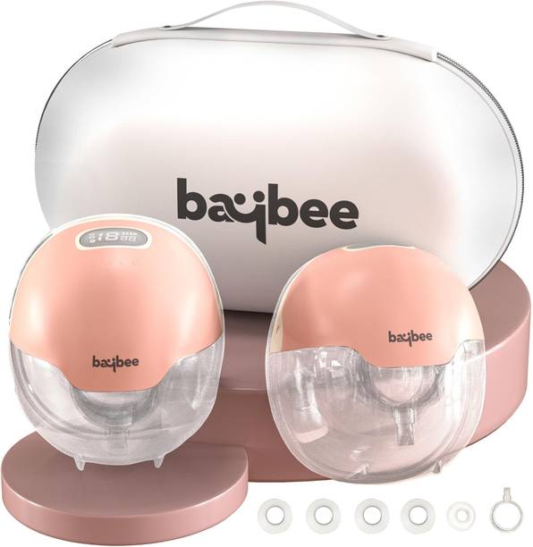 baybee Double Electric Breast Pump for Feeding Mothers 3 Modes & 15 Level Suctions  - Electric