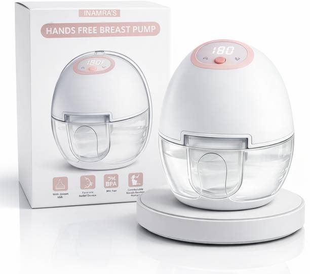 INAMRA'S Electric Breast Pump, 3 Modes & 9 Suction Levels, USB Rechargeable 150ml  - Electric