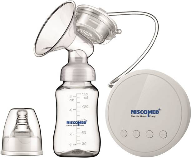 NISCOMED Breast Pump, Safe Milk Storage With USB and Lid for Breastfeeding  - Electric