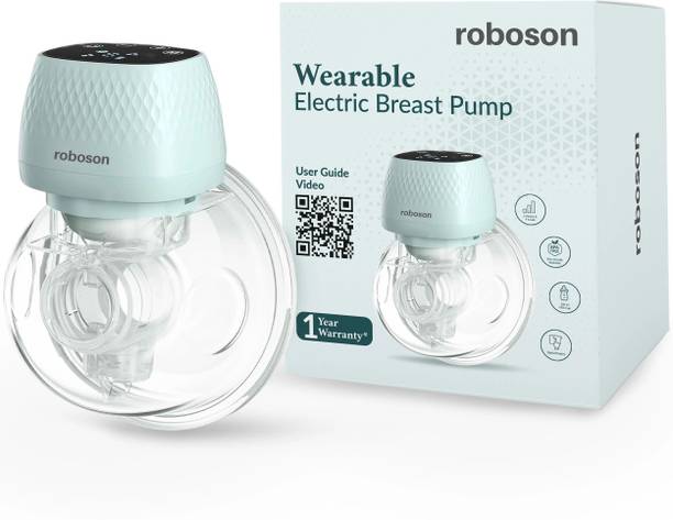 Roboson Wearable Electric Breast Pump with 3 Modes & 9 levels, with Rechargeable Battery  - Electric