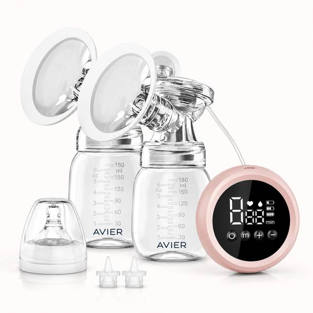 AVIER Adore Double Electric Breast Pump with 2 Phase Pumping , Rechargeable Batter  - Electric