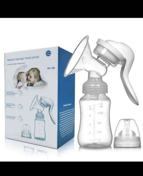 carefem Manual Breast Pump, 3 Level Suction Adjustment,Soft & Gentle, BPA Free  - Manual