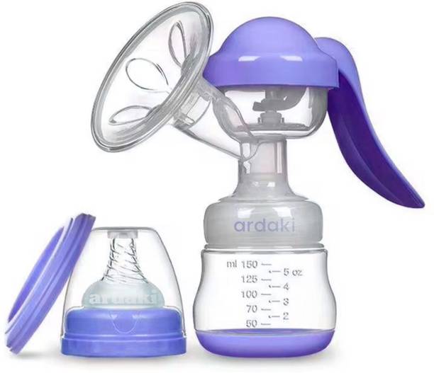 ARDAKI Breast Feeding Pump Breast Milk Pump 3 Level Suction Adjustment Milk Bottle  - Manual
