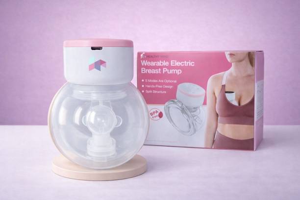 HEALTHYWIND Wearble Breast Pump For Feeding Mothers, 5 Modes & 15 Suction Gear  - Electric