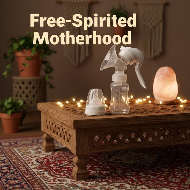 Bluezoo Manual Breast Pump BPA Free | Soft Silicone Suction | Portable Hand Pump  - Manual