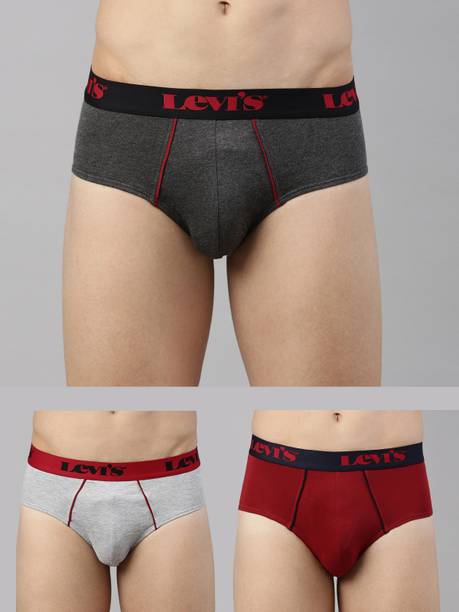 Pack of 3 Tag Free Comfort & Smartskin Technology Style# 065 Ultra Supima Cotton Men Brief