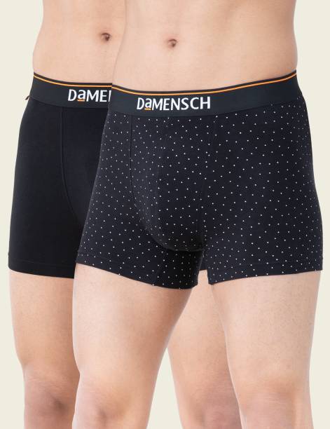 Pack of 2 Deo-Cotton Basic Printed Men Trunk