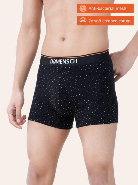 Deo-Cotton Moisture Wick Printed Men Trunk