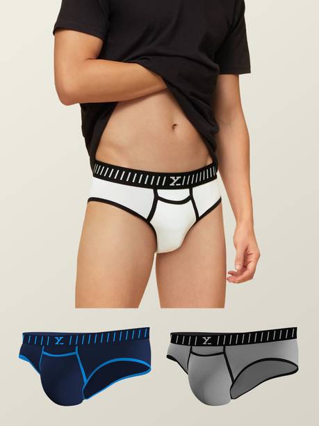 Pack of 3 Vibe Intellisoft Micro Modal Solid Solid Men Brief