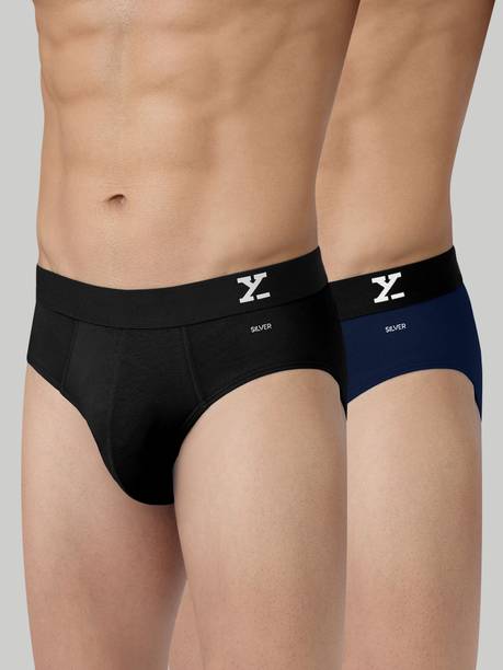 XYXX Pack of 2 Aero Anti-bacterial Odour-free cotton Solid Men Br