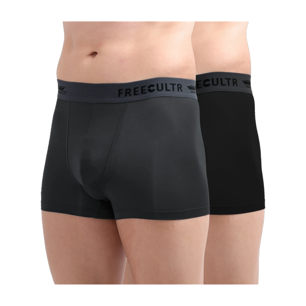 Pack of 2 Solid Men Trunk