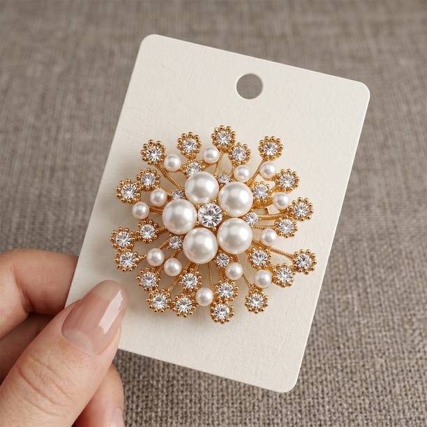 SYGA Flower Fashion Crystal Rhinestone for Women Girl-Flower Brooch