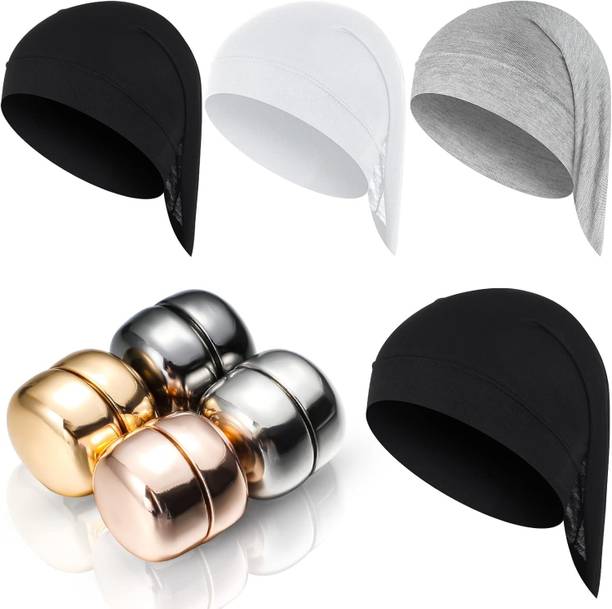 LIJIE Pack Of 4 Sterling Silver Hijab Pin for Sensitive Skin and Everyday Use Brooch