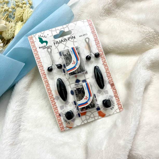 Ishtyle All-in-One Hijab Pin Set | Includes Magnetic Pins, Loop Pins, and Safety Pins | Brooch