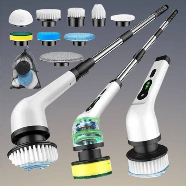 TCOZA High Torque Electric Spin Scrubber Cleaning Machine Plastic Dry Brush