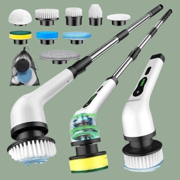 NEEVANSH Electric Spin Scrubber for Wall Tile Cleaning Tool Plastic Wet and Dry Brush