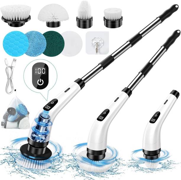 SMILE ONLINE Electric Spin Scrubber Cordless Power Scrubber for Bathroom Floor Washing Machine Soap Dispenser