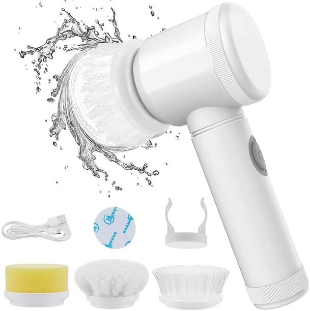 Bholu Electric cleaning brush Microfibre, Nylon Wet and Dry Brush