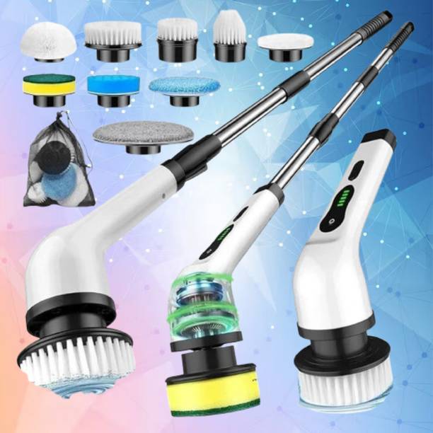 BVENTERPRISE Electric Spin Scrubber with Strong Scrubbing Power Plastic Dry Brush