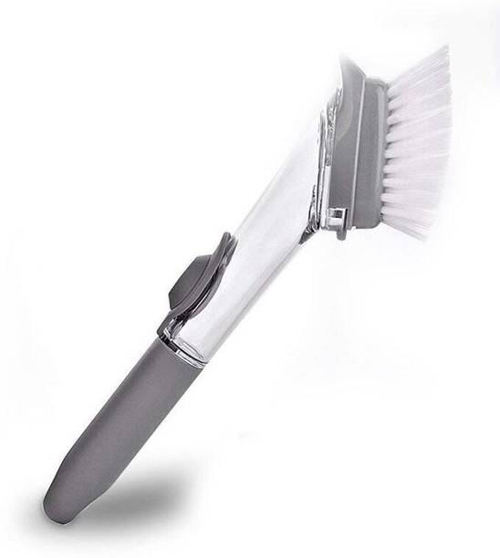 GLOWIS Cleaning Brush Scrubber Dish Bowl Washing Sponge Microfibre Wet and Dry Brush