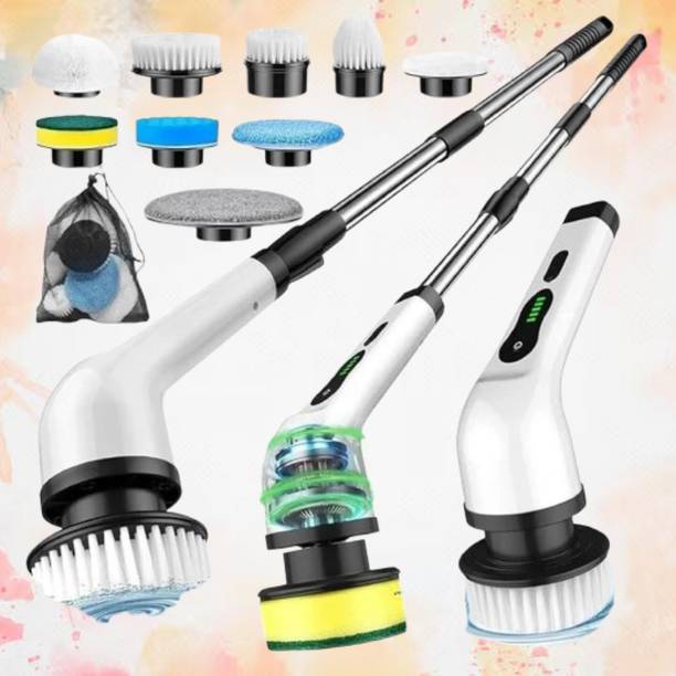 Heneric enterprise Electric Spin Scrubber for Floor Deep Cleaning Plastic Dry Brush
