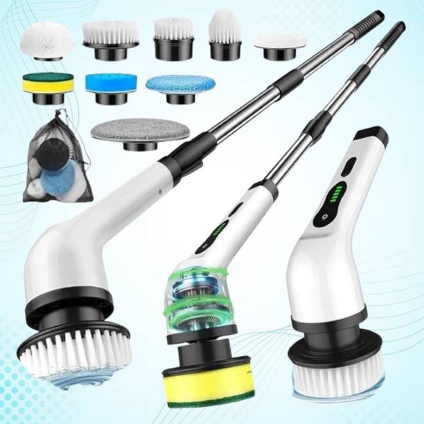 TCOZA Electric Spin Scrubber for Efficient Cleaning Tasks Plastic Dry Brush