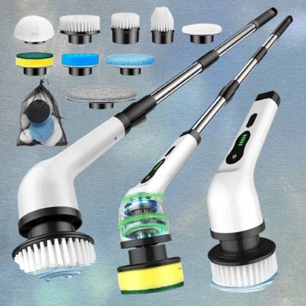 BVENTERPRISE Electric Spin Scrubber for Home Deep Cleaning Tasks Plastic Dry Brush