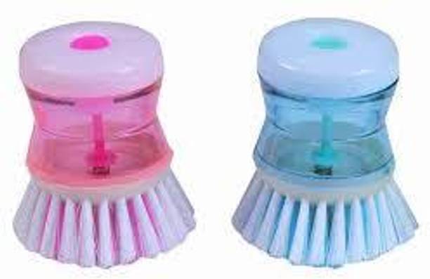 AK traders kitchen sink scrubber PACK OF 2 PCS Plastic Wet Brush