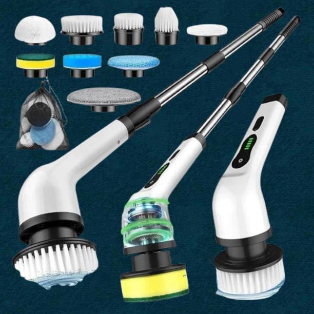 TCOZA Electric Spin Scrubber for Household Cleaning Tasks Plastic Dry Brush