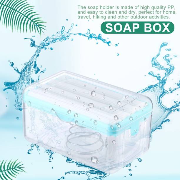 SATSUN ENTERPRISE Washing Soap Roller Holder Foaming Soap Bar Box for Cleaning Cloth Brush