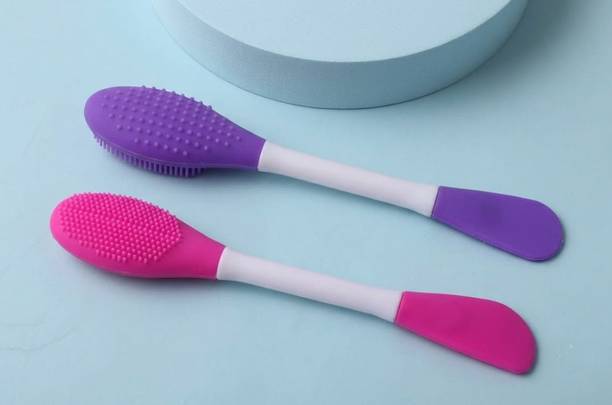 gadgetschroma Double Sided Silicone Face Scrubber Tool Set of 2