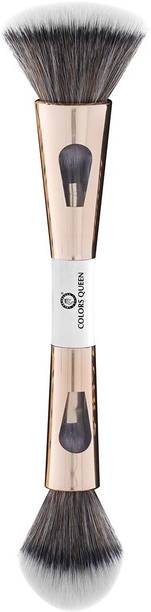 COLORS QUEEN 4 in 1 Foundation, Powder, Eyeshadow Blending and Flat Brush Set