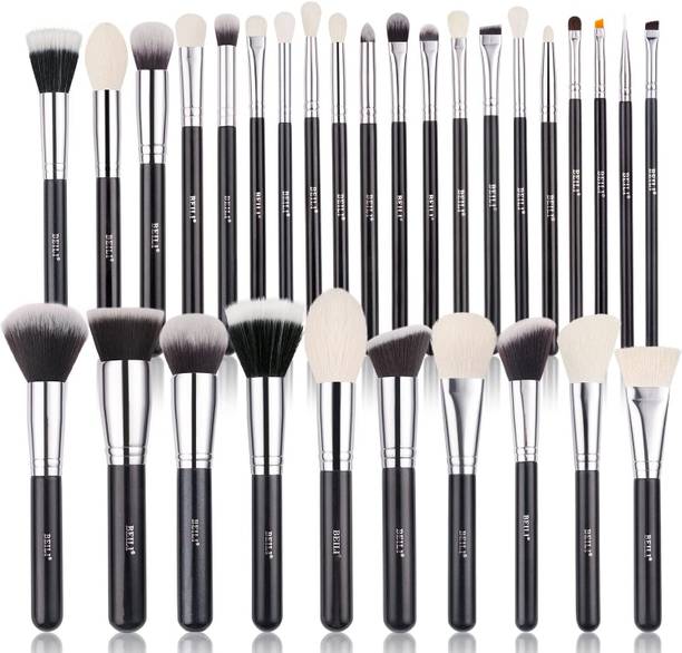 Beili 30Pcs Professional Makeup Brush Set Original Natural-Synthetic makeup brush set