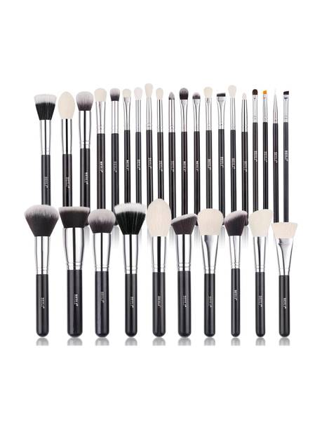Beili 30Pcs Professional Makeup Brush Set Original Natural-Synthetic makeup brush set