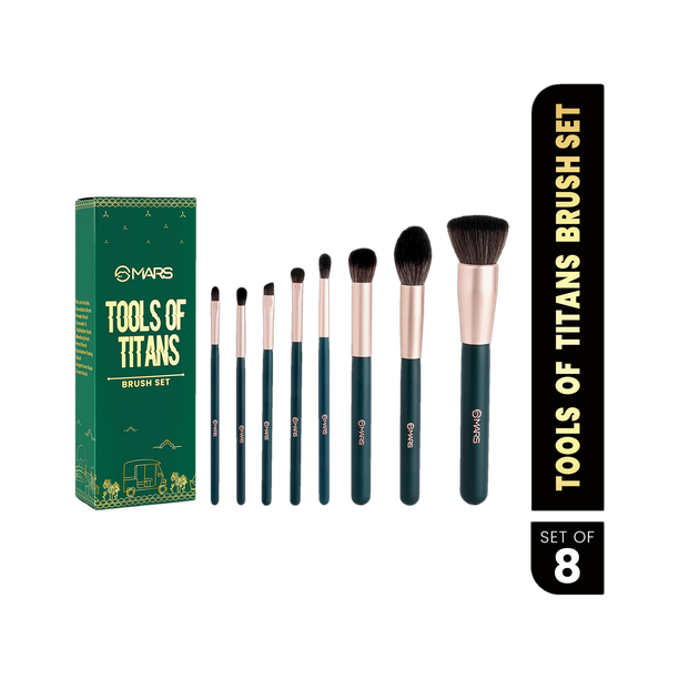 MARS Tools Of Titans Brush Set Pack of 8