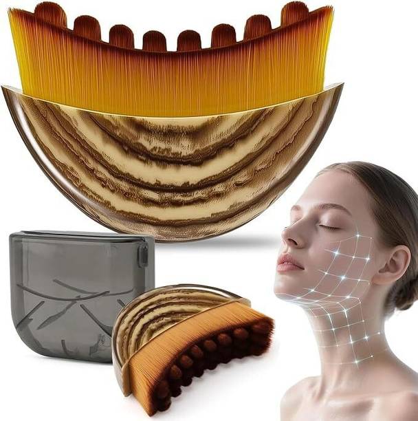 NUCLETRIC Lymphatic Contour Face Brush for Sculpting Facial Massager for Jawline,Chin,Neck