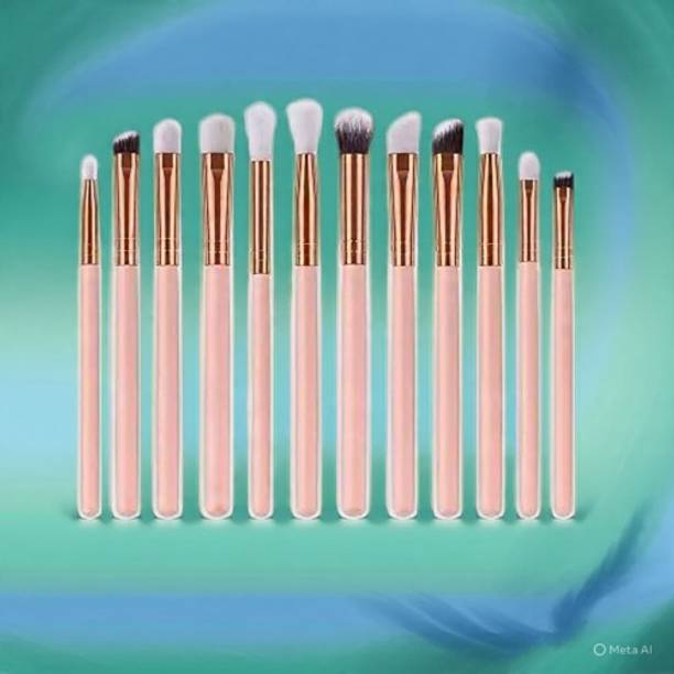 Gleam Soul Premium Quality Eye Makeup Blending and Detail Brushes with Ultra Soft Bristles