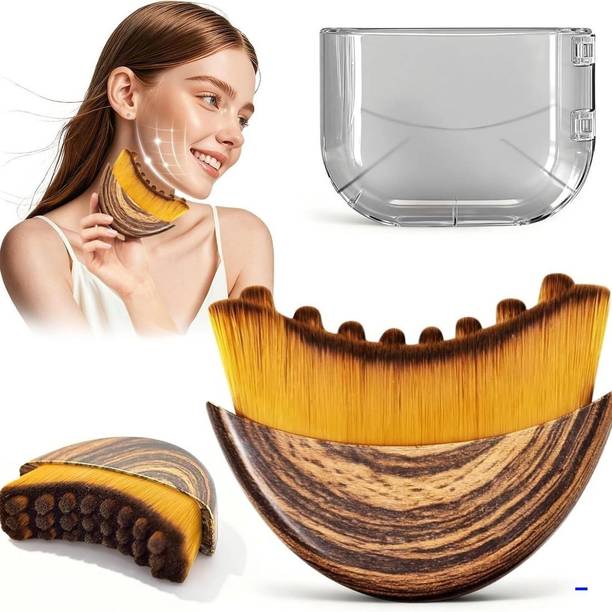 LA'CONDE Face Brush | To Contour Chin Fresh Feel Travel Case Included