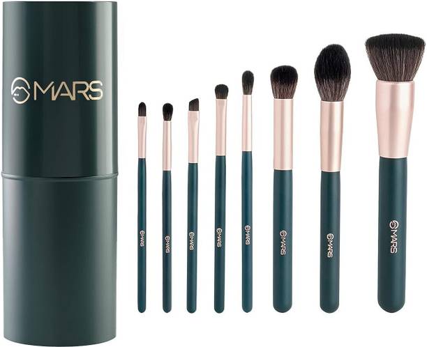MARS Tools of Titan Makeup Brush Set With Holder | Ultra Soft Bristles