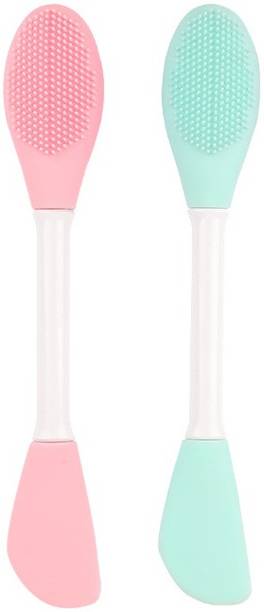 KitchenFest ® 3 in 1 Silicone Skin-friendly Facial Cleaning, Blackhead Remover Brush,