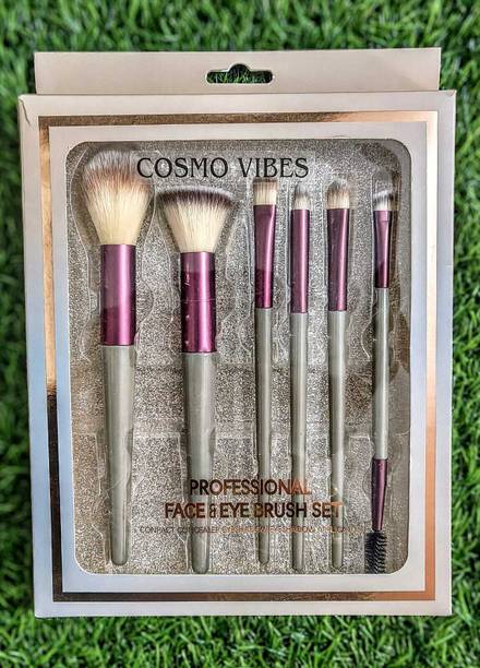 COSMO VIBES Premium Makeup Brush Easy To Hold & Precise Application For Face, Eyes & Brows