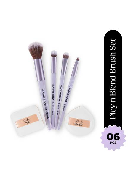 Hilary Rhoda Play n Blend Brush Set | Soft & Smart Bristles Brush | Streak-Free Application