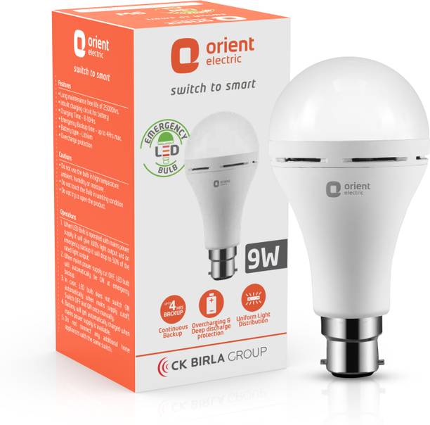 Orient Electric 9 W Basic Round B22 Inverter Bulb