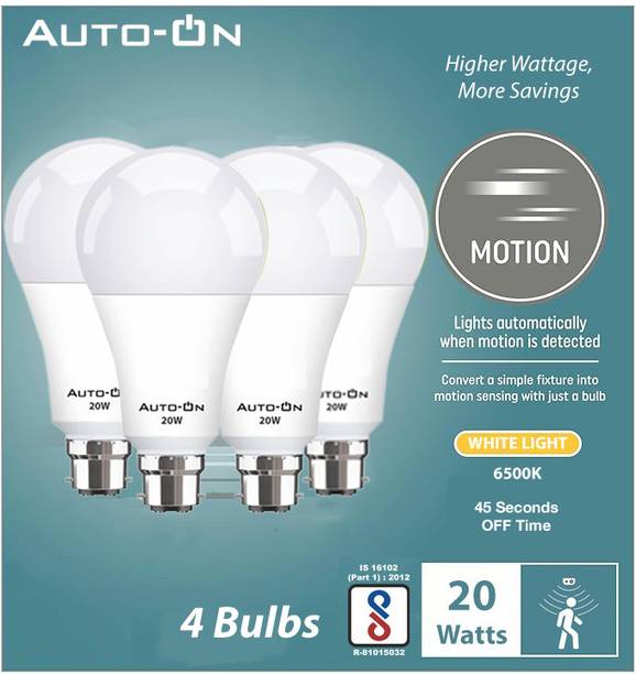 auto-on Motion Sensor LED Bulb (20W) Motion Sensor Light